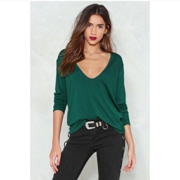 Nasty Gal Tops - {Nasty Gal} Scoop tee